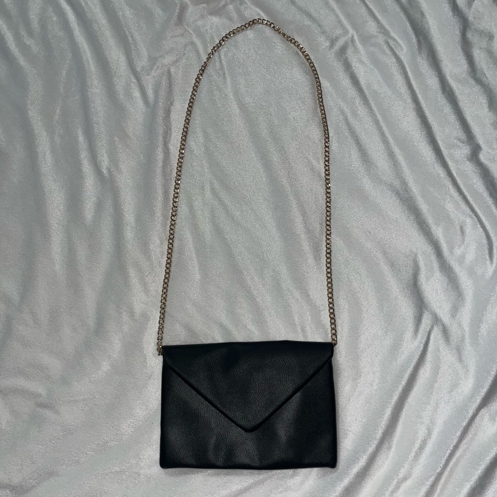 A New Day Black Crossbody Chain Strap Purse